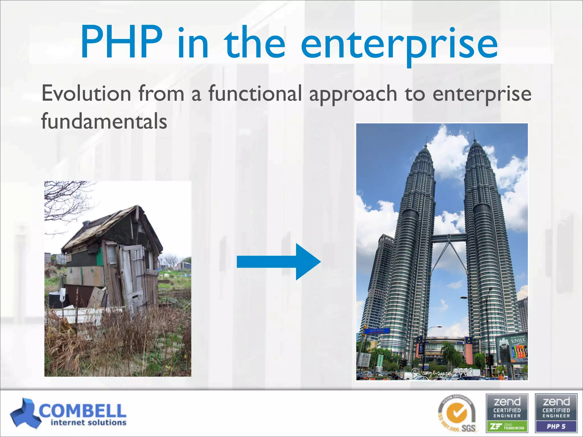 Professional PHP: an open-source alternative for enterprise development [Kortrijk]