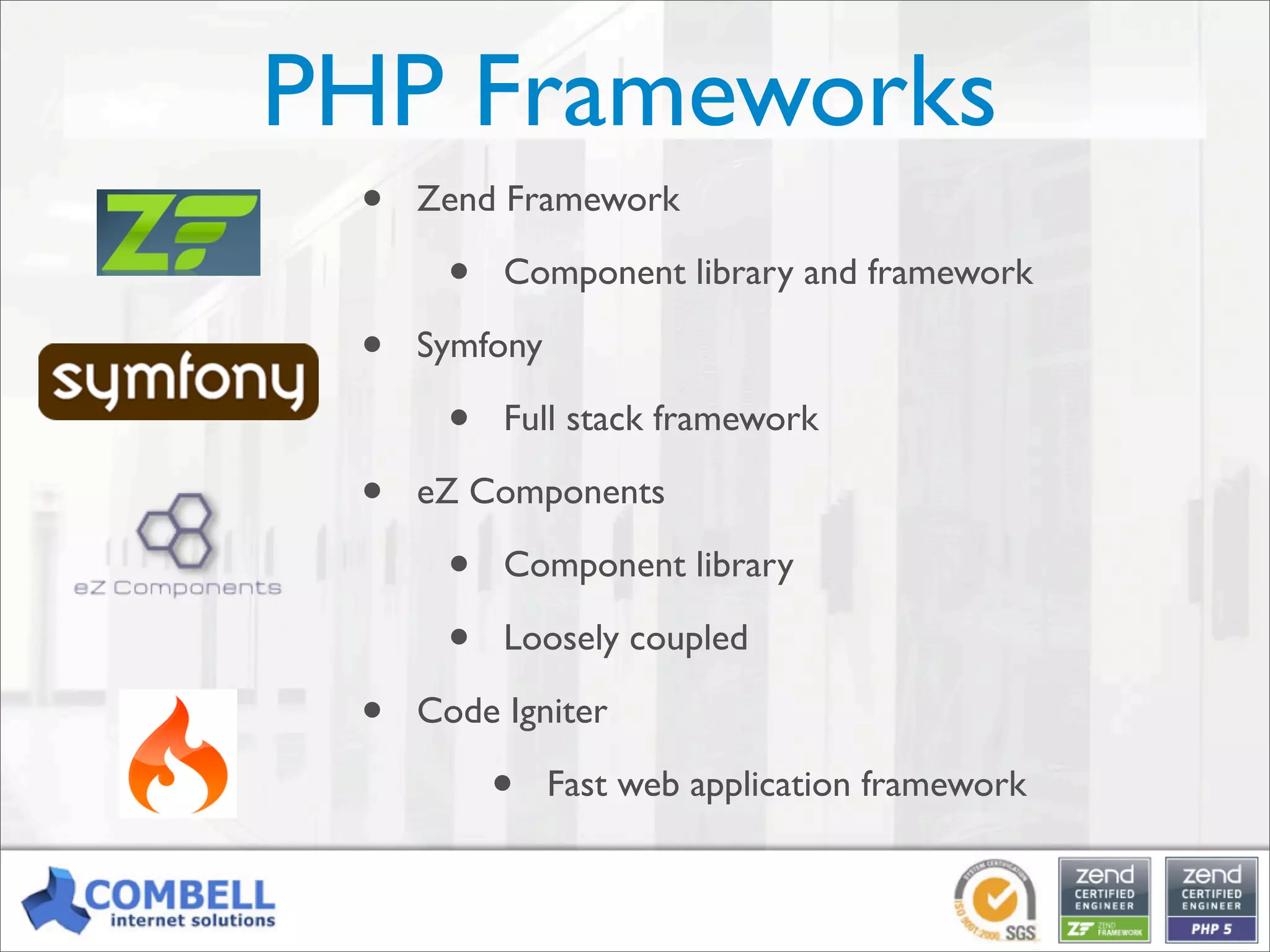 Professional PHP: an open-source alternative for enterprise development [Kortrijk]