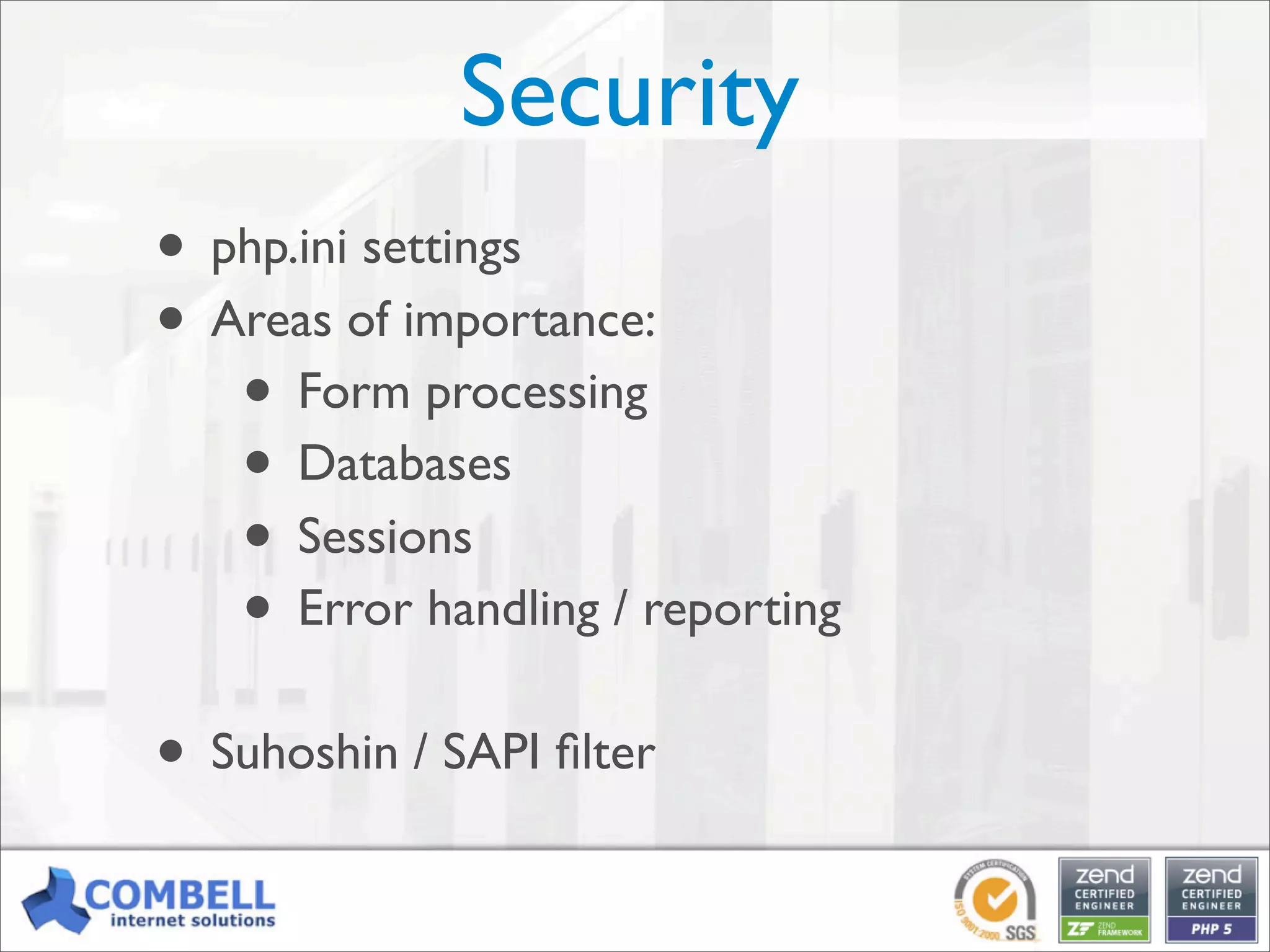 Professional PHP: an open-source alternative for enterprise development [Kortrijk]