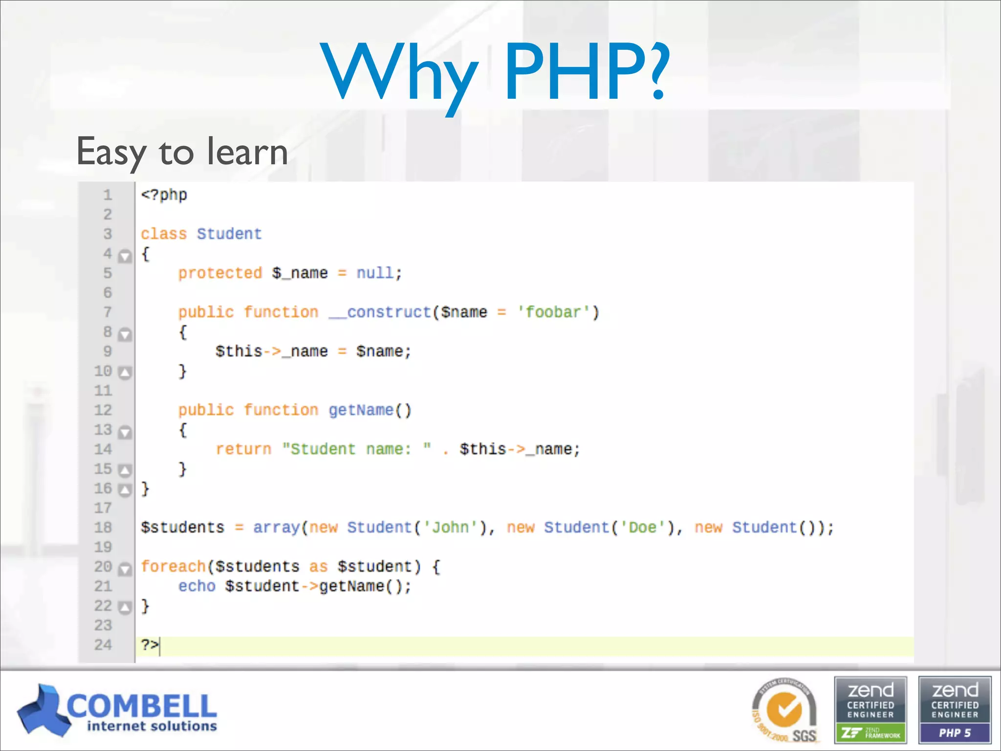 Professional PHP: an open-source alternative for enterprise development [Kortrijk]