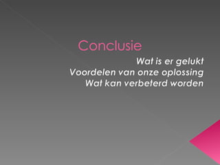 Conclusie 