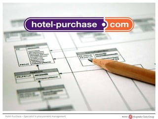 Hotel Purchase – Specialist in procurement management 