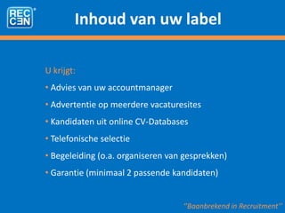  De dienstverlening is matig