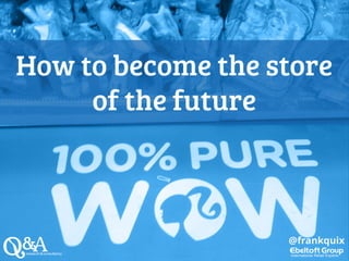How to become the store
of the future
@frankquix
 