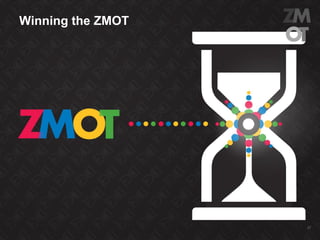 Winning the ZMOT




                   Google Confidential and Proprietary   27
 
