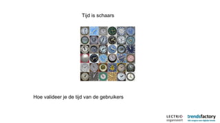 Tijd is schaars Hoe valideer je de tijd van de gebruikers 