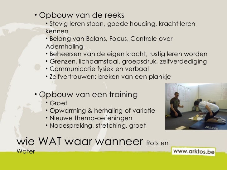 Presentatie rots en water sterk genoeg