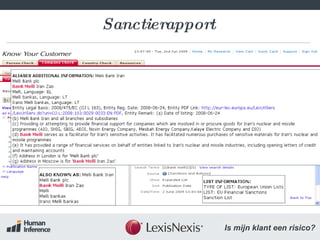 Sanctierapport 
