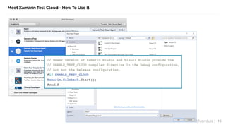 @jfversluis |
Meet Xamarin Test Cloud - How To Use It
15
 