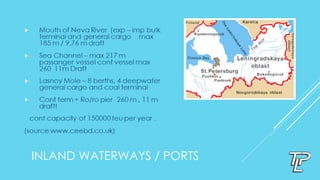 INLAND WATERWAYS / PORTS
 