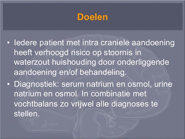 hoog natrium in urine