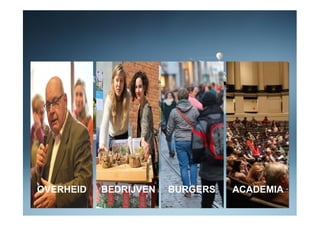 OVERHEID BEDRIJVEN BURGERS ACADEMIA
 