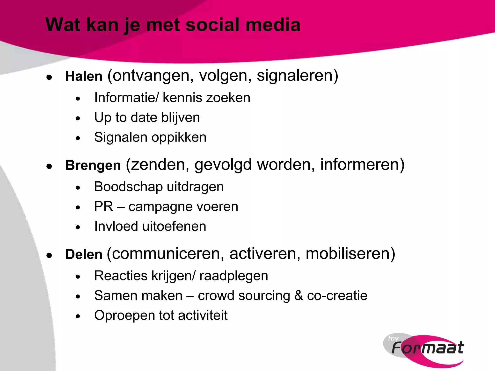 Presentatie social media ava's | PPT