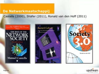 Page 4De NetwerkmaatschappijCastells (2000), Shäfer (2011), Ronald van den Hoff (2011)