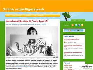 Online vrijwilligerswerk