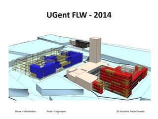 UGent FLW - 2014




Blauw = bibliotheken   Rood = Vakgroepen   3D illustratie: Pieter Pauwels
 