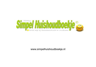 www.simpelhuishoudboekje.nl 
