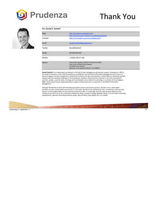 YB)*V'k"#
                           &'#()*+,-%.)&()&-/$+0

                           H<",                                     Bf-eXX-$#8&*E)@/S-&-)8@%"(X
                                                                    Bf-eXXCCC@T9&S&9*&/C"$V@%"(XT<",2X8)(B"1X'
                           ;4*V&84*                                 Bf-eXX*<@<4*V&84*@%"(X4*X$"*)<88)(B"1

                           7()4<                                    $"*)<8@8)(B"1o-$#8&*E)@*<

                           YC4f&$                                   D"*)<8.)(B"1

                           !VS-&                                    D"*)<8@.)(B"1

                           W"T4<&                                   p>6:c=q'5qr'qs'6t?

                           b/B&$2                                   F*1"$()+"*'u#)<4/S'U&$+Z&8'R$"1&224"*)<':FuUR=
                                                                    .)/)'O)#</'U&$+Z&8'A$)*8'W)2/&$
                                                                    U&$+Z&8'!%$#('W)2/&$
                                                                    W&(T&$'"1'/B&'H"#<8&$'HF'H$)4*'Y$#2/':iHHHY=

                           *+,-%.)&-/$+0)42')*'4*8&-&*8&*/'-$)%++"*&$'4*'/B&'Z&<8'"1'8)/)'()*),&(&*/')*8'8&%424"*'2#--"$/@'A$)8#)/&8'4*'6rrv'4*'
                           /B&'2/#8S'"1'7%"*"(4%2@'!4*%&'6rrv'B&'C"$V&8')2')'-$)%++"*&$'4*/"'/B&'Z&<8'"1'F*1"$()+"*'W)*),&(&*/'C4/B')'1"%#2'"*'
                           8&%424"*'2#--"$/')*8'8)/)'()*),&(&*/J'/$S4*,'B)$8'/"'&*B)*%&'/B&'$4,"$')*8'$&<&3)*%&'4*'/B&2&'Z&<82'TS'%"(T4*4*,'2%4&*+Z%'
                           $&2&)$%B'C4/B'/B&'&3&$S8)S'%B)<<&*,&2'"1'/B&'-$)%++"*&$@'D"*)<8'42'()4*<S'B4$&8'TS'%#2/"(&$2'4*'/B&'$"<&'"1'T#24*&22XFY'
                           )$%B4/&%/J')#84/"$J'%")%B'0'/$)4*&$@'N&'T<",2'"*'H97S&9a&/C"$V@%"(')2'C&<<')2'B42'"C*'T<",J'42')'(&(T&$'"1'/B&'-$&2+,4"#2'
                           HHHYJ'C$"/&'2&3&$)<')$+%<&2'$&,)$84*,'8&%424"*'2#--"$/')$%B4/&%/#$&2')*8'42')'$&2&)$%B&$'4*'/B&'Z&<8'"1'F*1"$()+"*'
                           W)*),&(&*/@'

                           I</B"#,B'D"*)<8'<4V&2'/"'C"$V'C4/B'/B&"$&+%)<',$"#*8&8'$&2&)$%B')*8'-$"3&*'-$)%+%&2J'D"*)<8'42'*"/')'wCB4/&'-)-&$w'
                           )$%B4/&%/g'-#/'S"#$'("*&S'CB&$&'S"#$'("#/B'42J'42'B42'("f"@'N&'<4V&2'/"'2&&')$%B4/&%/#$&2'w<43&w'4*'&*/&$-$42&2J'*"/'x#2/'C$4/&'
                           )T"#/'4/@'F*'("2/'"$,)*4E)+"*2'B42'$"<&'&Q/&*82')$%B4/&%/#$&'"[&*@'F*'/$#&<S'),4<&'2-4$4/'/B&'$"<&2'B&'-<)S2'8&-&*8'"*'/B&'
                           %"*/&Q/'"1'/B&'%<4&*/g'B&'%)*'T&')'(4224"*)$S':2&<<4*,'/B&'3)<#&=J')'-$"x&%/'()*),&$':,&]*,'4/'8"*&=J')'2%$#('()2/&$':$&("34*,'
                           4(-&84(&*/2=J'2-&%4)<42/':&8#%)+*,'B)$8C)$&'-&&-2J'8)/)')$%B4/&%/2J'8)/)'<",42+%2'&/%@='"$')'<&)8&$@




woensdag 21 september 11                                                                                                                                      21
 