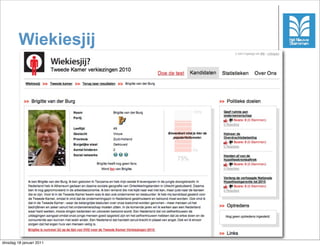 Wiekiesjij




                          5



dinsdag 18 januari 2011
 