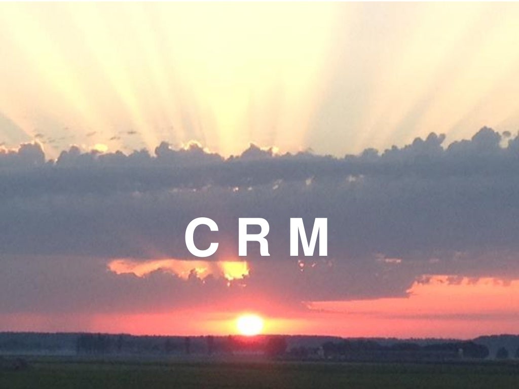CRM Verleden, Heden, Toekomst