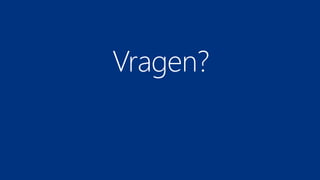 Vragen?
 