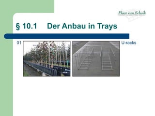 § 10.1   Der Anbau in Trays

01                            U-racks
 