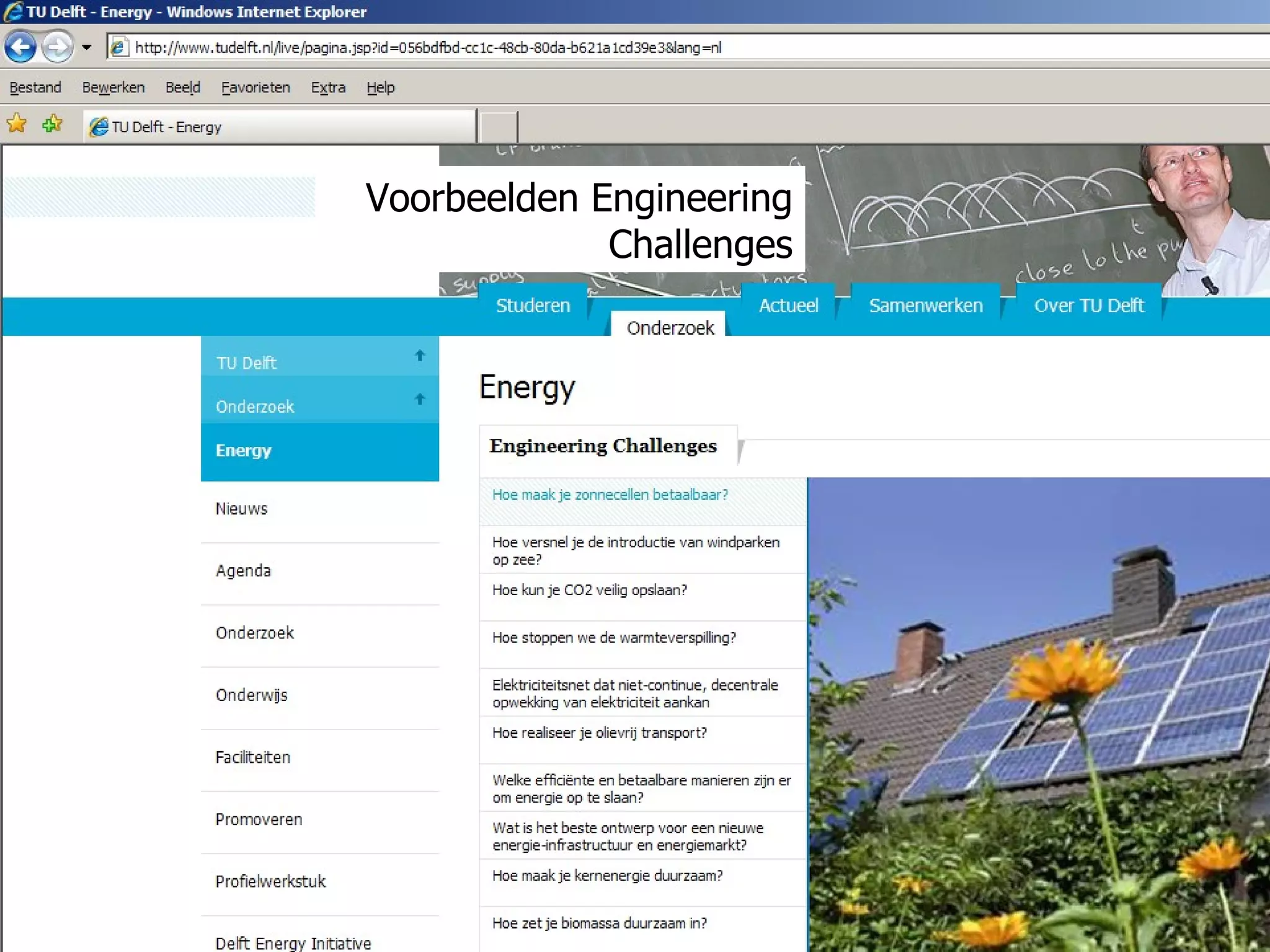 Voorbeelden Engineering Challenges 