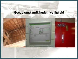 Goede omstandigheden: veiligheid
 