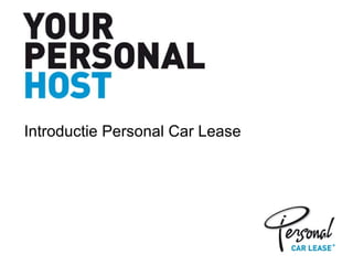 Introductie Personal Car Lease 
