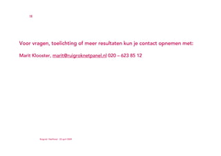 Trends in de polder - TWOTY 2009 - Ruigrok | NetPanel