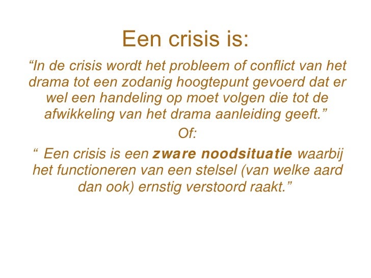 Presentatie Crisiscommunicatie in de zorg