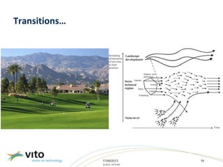 17/06/2013 16
© 2013, VITO NV
Transitions…
 
