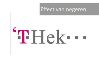 Effect van negeren
 