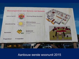 Aanbouw eerste woonunit 2015
 