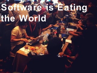 Software is Eating
the World
 