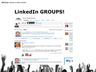 1%
9%
90%
LinkedIn GROUPS!
 