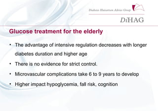 The Clinical management of type 2 diabetes for the elderly | PPT