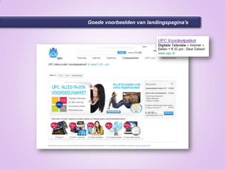  Zet de belangrijkste informatie bovenaan de pagina