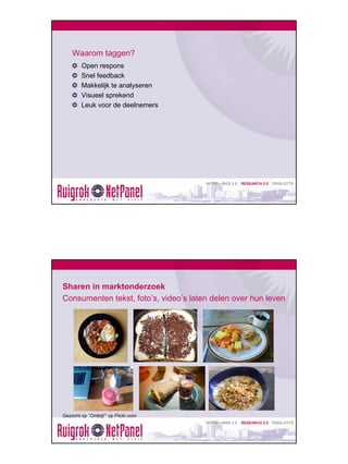 Web 2.0 en Research 2.0 - ZomerBorrel 2007 - Ruigrok | NetPanel