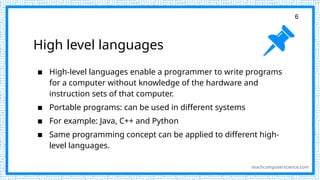 Presentation - 05 High level and low level languages.pptx