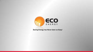 Saving Energy has Never been so Easy!
 
