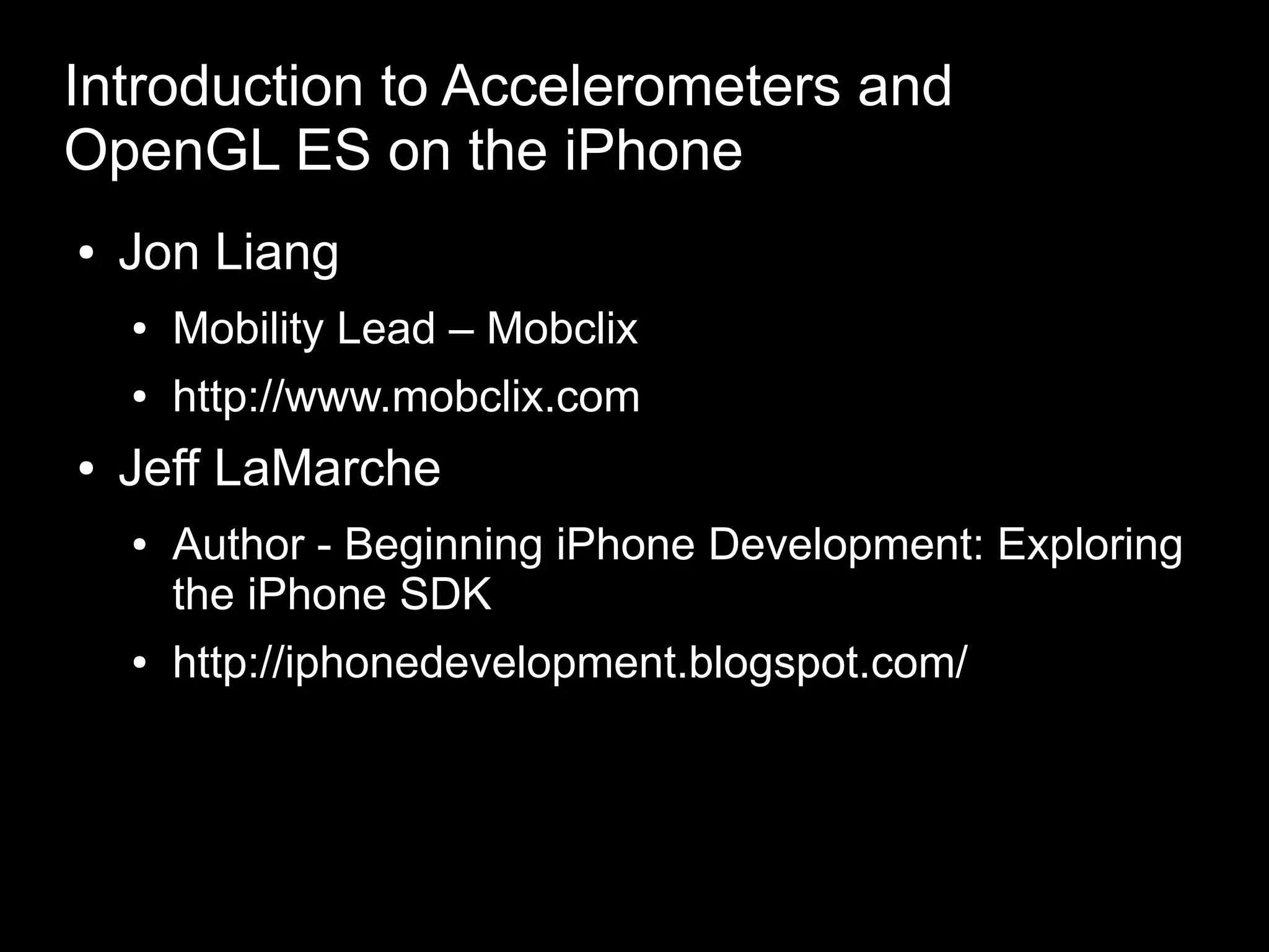 Accelerometer and Open GL