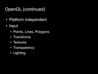 Accelerometer and Open GL