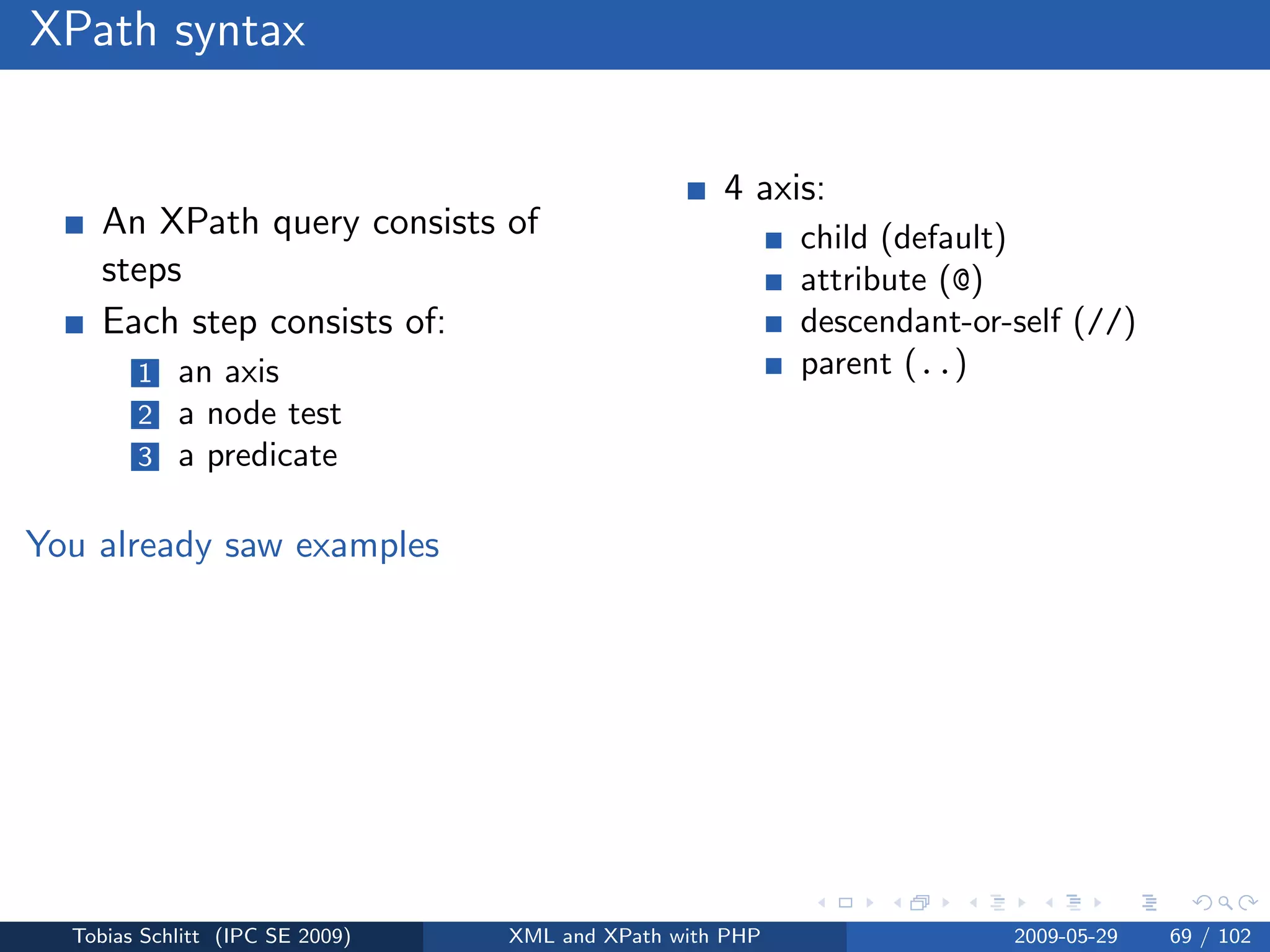 XML and XPath with PHP