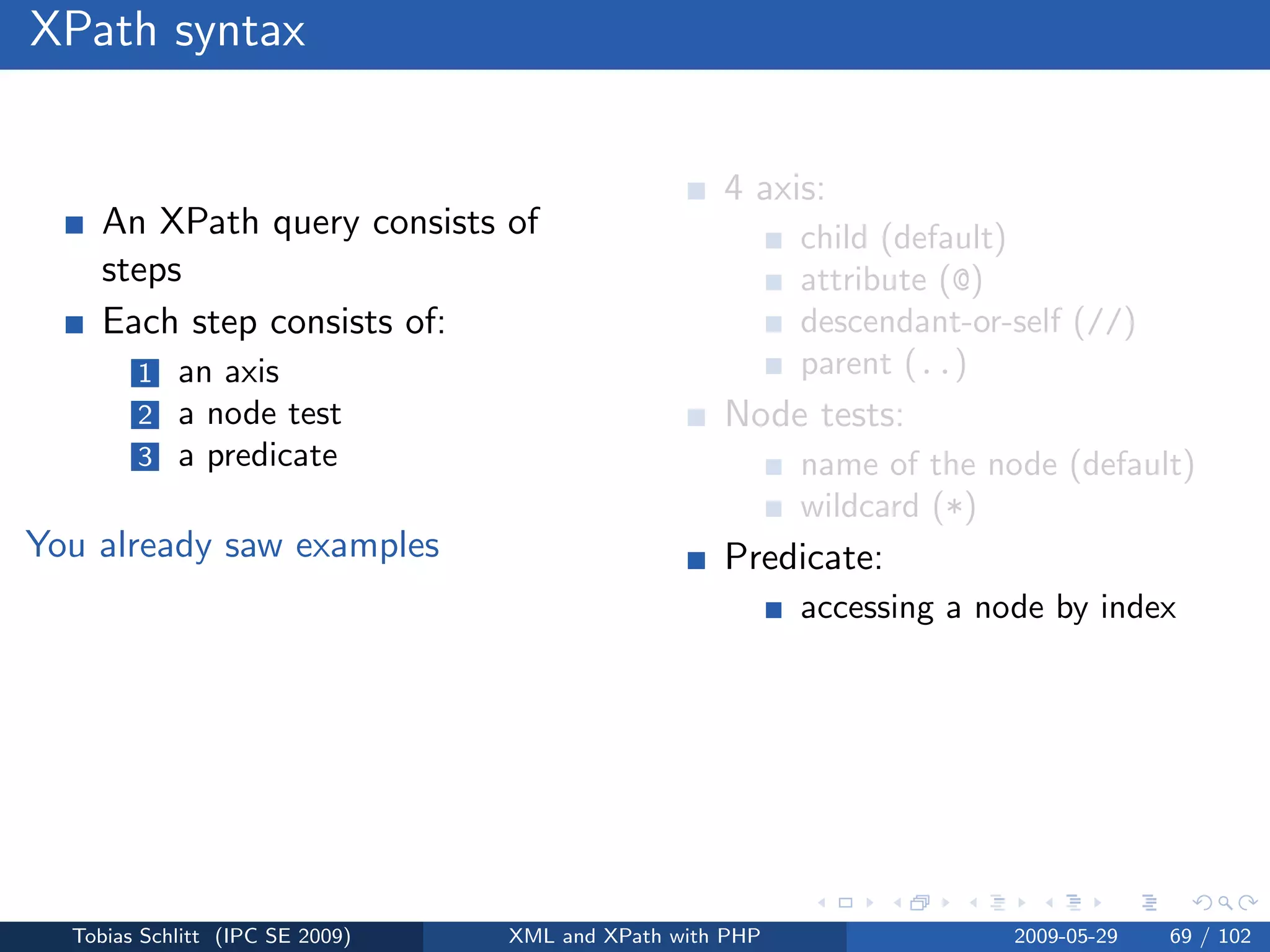 XML and XPath with PHP