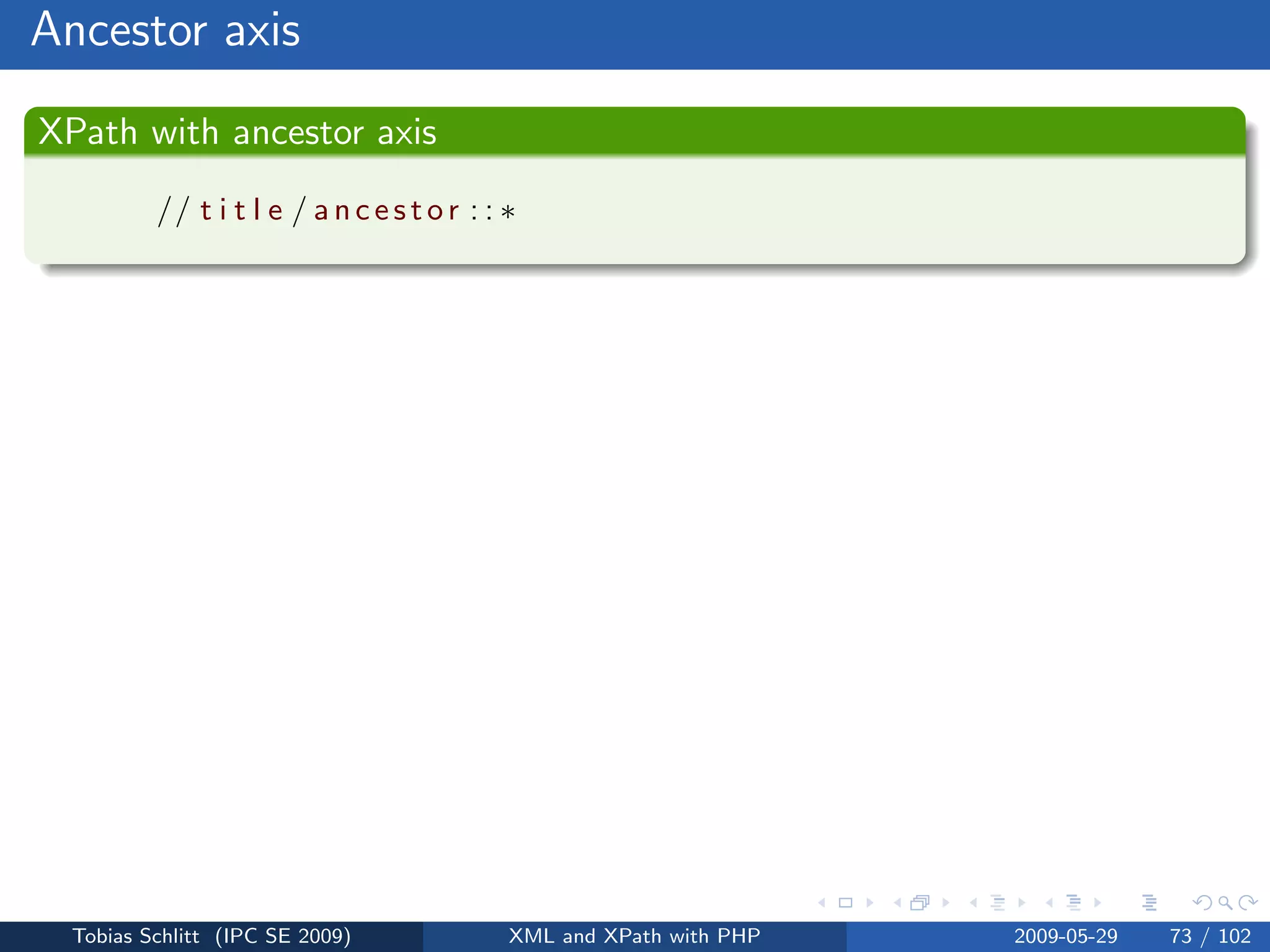 XML and XPath with PHP