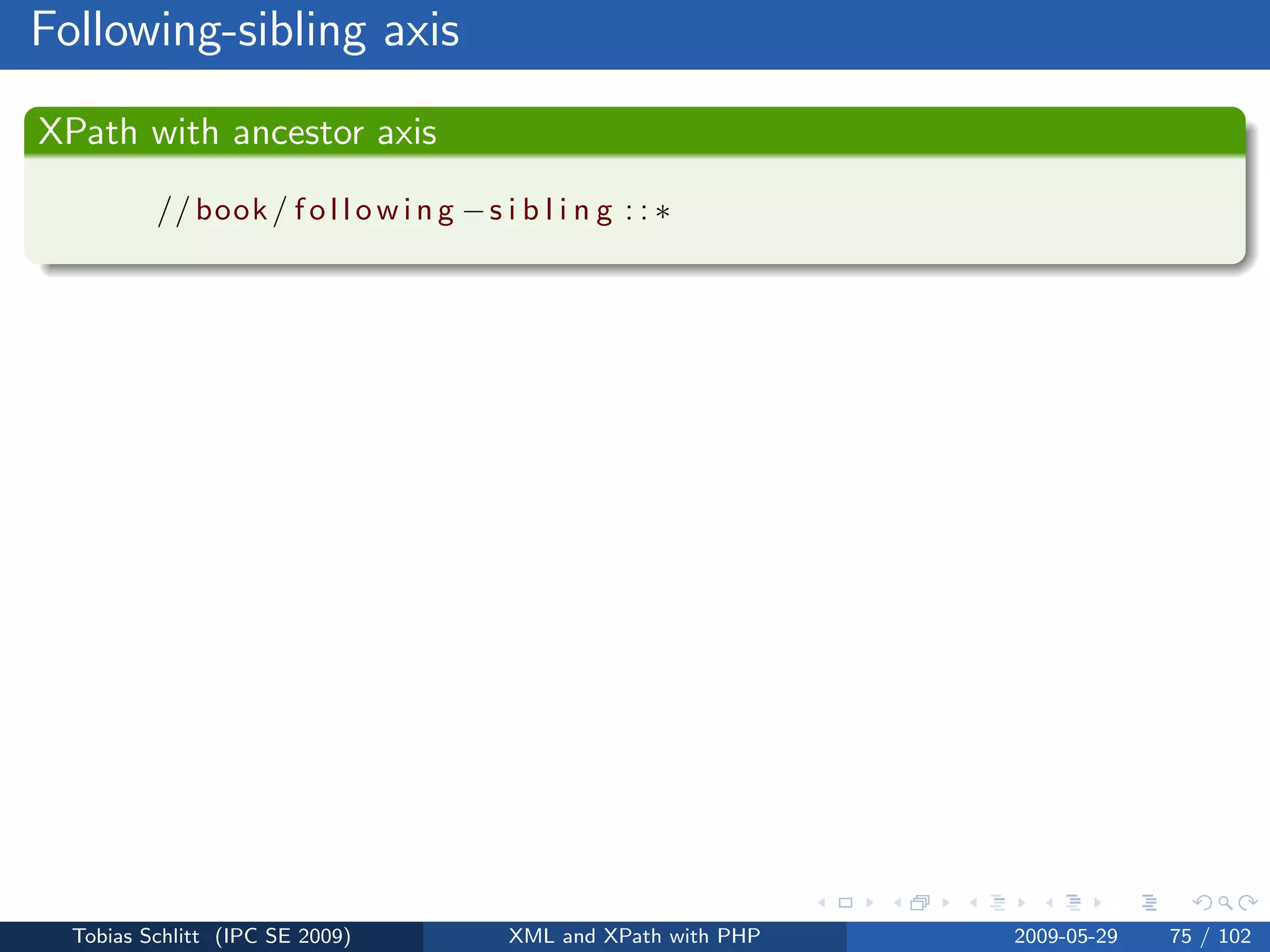 XML and XPath with PHP