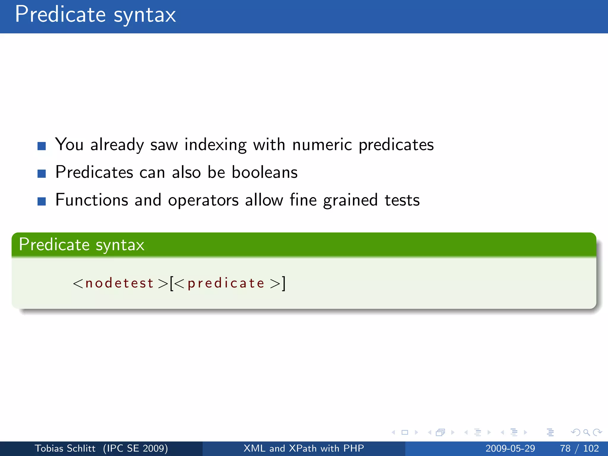 XML and XPath with PHP