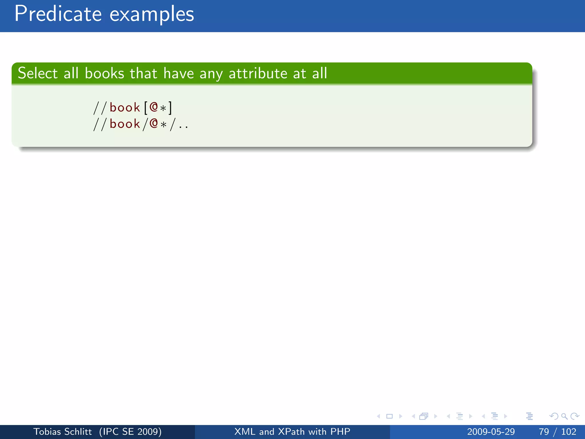 XML and XPath with PHP
