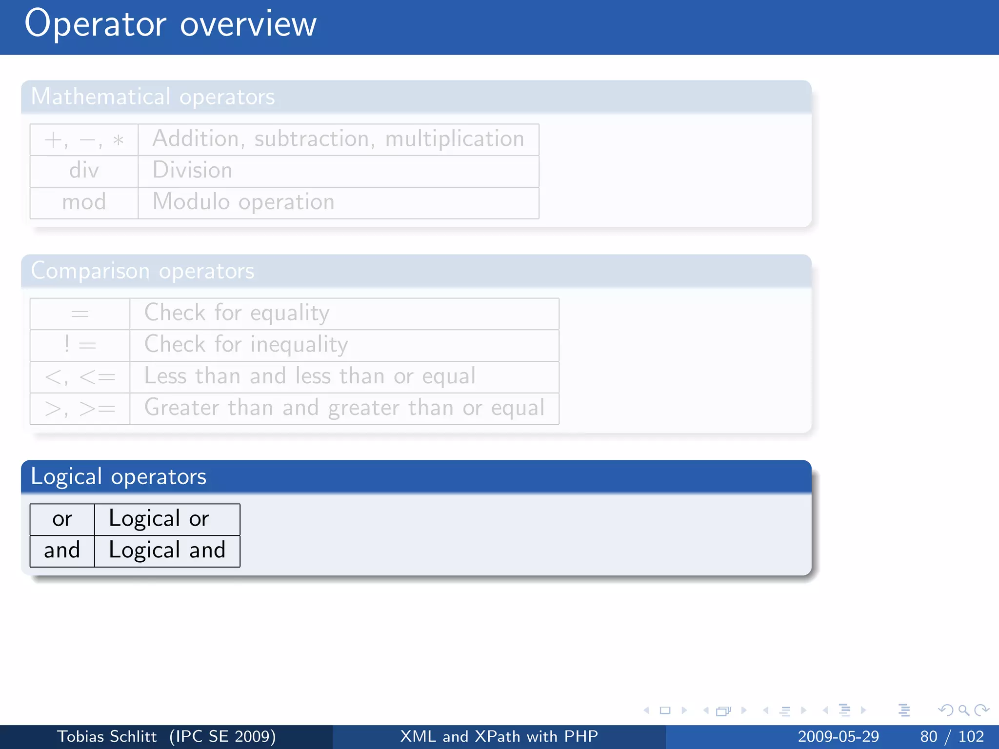 XML and XPath with PHP